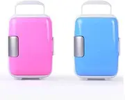 RONSHIN ConsumerElectronics 4L Mini Refrigerators Makeup Fridge Dual-Use for Car Outdoor Fishing Accesories Pink-car Home