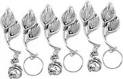 [VALICLUD] 6pcs Vintage Hair Jewelry for Braids Durable Metal Hair Charms for Women