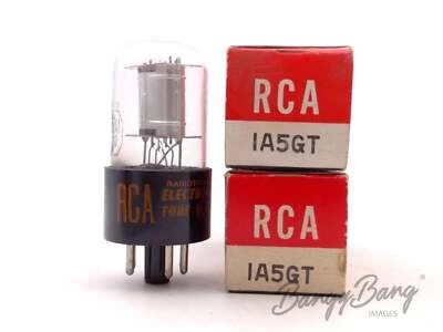 2 Vintage RCA 1A5GT/VT124 Power Amp. Pentode Audio Vacuum Tube Valve- Bangybang