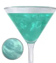 Snowy River Turquoise Edible Cocktail Glitter 4 Gram, Turquoise