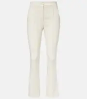 [Veronica Beard] Veronica Beard Kimra cotton-blend cropped straight pants AU 14 white