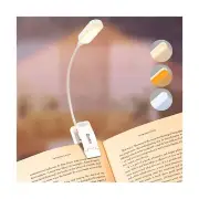 Gritin 16 LED Rechargeable Book Light for Reading in Bed- Eye Caring 3 Color ...