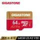 【GIGASTONE 立達】4K Camera Pro microSDXC UHS-Ⅰ U3 A2V30 64GB攝影高速記憶卡(支援GoPro/DJI)