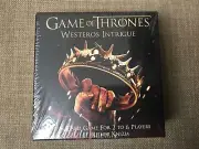 HBO Game of Thrones: Westeros Intrigue Card Game by Fantasy Flight Knizia Sealed