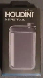 Houdini Leak-Free Discreet Flask, Black 7.25 ounces
