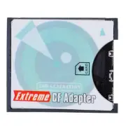 SD SDHC SDXC to CF Compact Flash Memory Card Adapter Reader Type I High-Speed...
