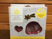 WILTON COOKIE DECORATING KIT Shooting Star,Heart,Unicorn,Rainbow Cookie Cutters