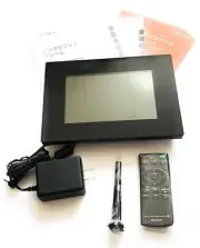 SONY Digital Photo Frame D720 Black DPF-D720/B - International Version (No Warra