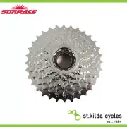 Sunrace Bike/Cycling Freewheel Screw On Cluster - 9 Speed - 13-32T