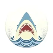 POPSOCKET - POPSOCKETS - Shark Jump - SWAPPABLE Top- ORIGINAL POPGRIP