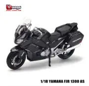 Bburago 1:18 Die-Cast YAMAHA FJR 1300 AS 2018 - BLACK Motorcycle Bike Model