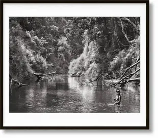 Sebastião Salgado. Amazônia (Art Edition No. 101-200/+Young Hatiri Suruwahá bathes in a backwater of the Pretão stream)