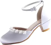[EIGHT KM] Girls High Heels - Weeding Party Little Girl Heels Multi-Colored Ages 1-13 Years - High Heels for Girls & Kids - Wife Fit Toddler High Heels High Heels for Kids