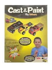 Cast & Paint Krazy Kars Build & Customize Youyr Own Truck! Makes Up to 3 Trucks