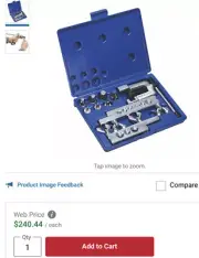 hvac flaring and swaging tool kit