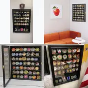 Challenge Coin Display Case Casino Chip Collection Cabinet Shadow Box Figurines