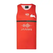 South Sydney Rabbitohs Red Training Singlet Sizes Medium - 4XL NRL Classic 22