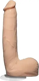 Doc Johnson Signature Series - Pierce Paris - 9 Inch Realistic ULTRASKYN Dildo with Removable Vac-U-Lock Suction Cup - F-Machine & Harness Compatible - for Adults Only, Vanilla