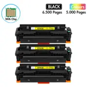 3 Pack Cyan Toner Cartridge for HP CF412X Color LaserJet Pro M452 M452dn M452nw