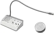 Dual Way Window Microphone Intercom Speaker, Intercom System for Business, Office, School, Counter, Bank and Station