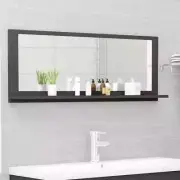 NNEVL Bathroom Mirror Grey 100cm Chipboard