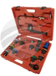 Jayrad TO0906 Universal 18 Piece Cooling System Radiator Pressure Tester Kit