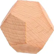 Generic Wood Cubes for Crafts Math Learning Dice DIY Movie Dice Unfinished Wooden Blocks for Party Games