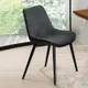 Boden-薩摩工業風灰色餐椅/單椅-50x60x81cm