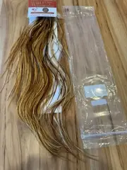 Whiting Farms Dry Fly Hackle SILVER Grade 1/2 Saddle MEDIUM GINGER New 118