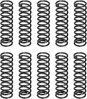 uxcell 20Pcs Compression Spring, 10mm OD, 1.2mm Wire Size, 35mm Free Length, Spring Steel Construction Extended Mechanical Compression Springs for Shop and Home Repairs, Black