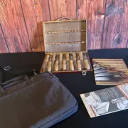 Wood Lathe Chisel Set Woodworking Turning Tools Carving Gouges,book & Bag 12pcs