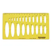 Geometric Drafting Ellipse Template Drawing Stencil