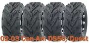 (4) 16x8-7 WANDA ATV tires set for 2002-2003 Can-Am DS50/Quest