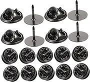 [NUOBESTY] 100 Sets Butterfly Needle Pin Badge Locking Backs Metal Tie Tacks Locking Clasps DIY Brooch Supply Lapel Pin Locking Pin Backs for Enamel Pins Needle Needle Copper Multifunction