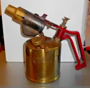 PRIMUS BLOW TORCH NO 633 BLOW LAMP MADE IN SWEDEN INSCRIBED DETAILS BRASS BASE