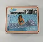Vintage 1985 Intex Wet Set Inflatable 18-Pocket Suntanner Lounge Pool Open Box