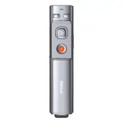 Baseus Baseus Orange Dot Wireless Presenter (Red Laser)(Charging) Grey
