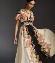 NWT Anthropologie The Catalina Button-Front Dress Size S 180$