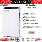 Devanti Air Purifier HEPA Filter Home Freshener Activated Carbon Ioniser Cleaner