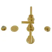 Kingston Brass KB632.CML Manhattan 1.5 GPM Widespread Bidet - Brass