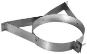 Duravent 6DP-WS 9068 6" Chimney Pipe Wall Support Bracket Straps - Quantity 3