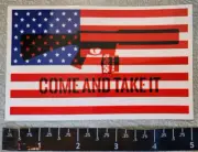 Come And Take It American Flag Sticker Decal 2nd Amendment NRA Shot Show