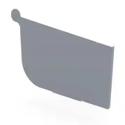 NSW NEW Stratco Quad Gutter 125 Stop End Armour Grey