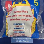 McDonalds Brown Bear #5 Happy Meal Toy Animals Pals 1997