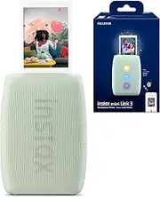 [Fujifilm] Instax Mini Link3 Smartphone Printer Sage Green INS MINI LINK3 S Green