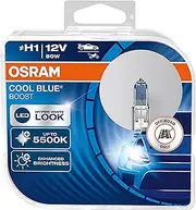 OSRAM 62150CBB-HCB Cool Blue Boost H1, Halogen Headlight Lamp, 12 V Passenger Car, Duo Box, Set of 2