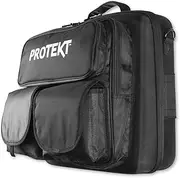 Protekt DJM-750 EVA Bag from B750BP DJ Backpack for Pioneer Mixer - with 4 Front Pockets for Laptop, Headphones, Cables and Essential Accessories, Black, 525 x 510 x 165 mm, DJ Mixer Bag