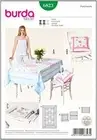 Burda Sewing Pattern 6823-Patchwork Tablecloth Cushion Placemat Homeware