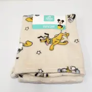 Disney Baby 30x40 Mickey Mouse Baby Blanket Donald Duck Pluto Stars Plush