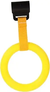 SOESFOUFU Practical Baby Walking Training Tool Baby Pull up Rings for Cot Nursery Ring Smooth Surface Yellow